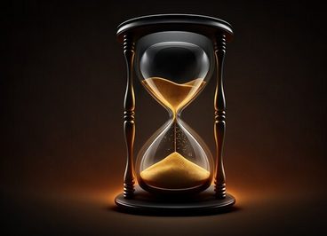 Hourglass in sunlight — a New Year teaching on the gift of time